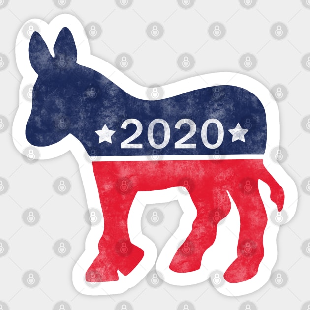 Democratic Donkey Sticker by valentinahramov